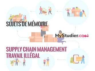 5 sujets de mémoire sur la lutte contre le travail illégal et respect des droits humains dans la chaîne d'approvisionnement