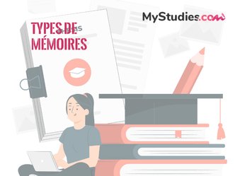 Les types de mémoires et leur spécificité : de fin d'études, de master, de recherche