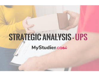 Strategic analysis - UPS