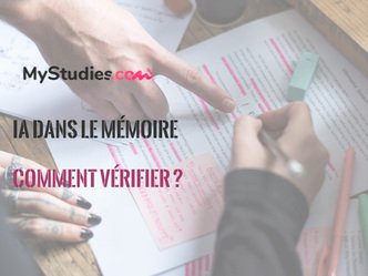 Comment vérifier l'absence d'IA dans votre mémoire ?