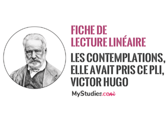 Fiche de lecture linéaire - Elle avait pris ce pli, Les Contemplations, Victor Hugo