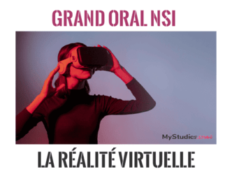 Grand oral NSI - 5 exemples de sujets avec problématique et plan sur le thème de la réalité virtuelle